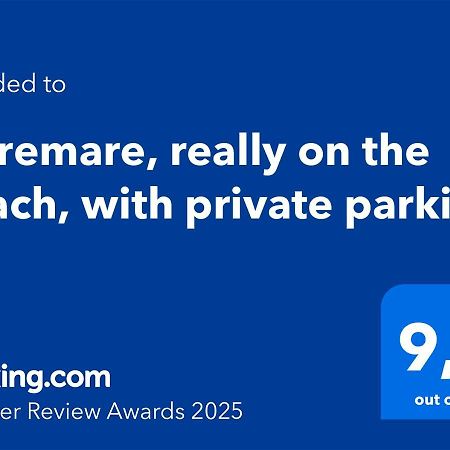 Maremare, Really On The Beach, With Private Parking 萨沃纳 外观 照片